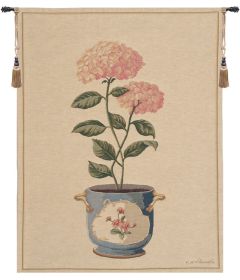 Pink Hydrangea European Tapestry