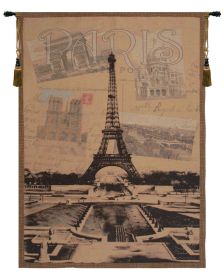 View of Paris French Tapestry