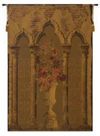 Rose Colonnade European Tapestry