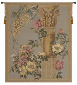 Corinthian Columns Blue  European Tapestry
