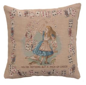 The Pack of Cards French Cushion Cover