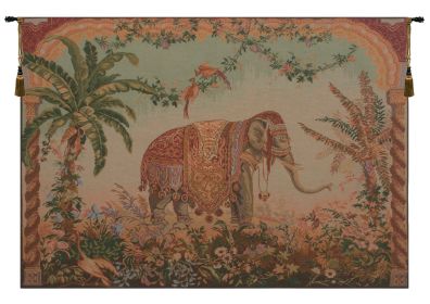 Royal Elephant Large French Tapestry