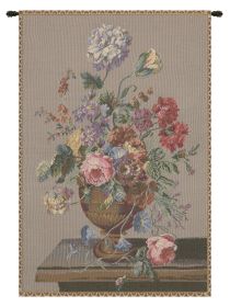 Floral Vase Still Life European Tapestry