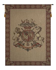 Honni Soit Qui Mal Y Pense Beige Belgian Tapestry