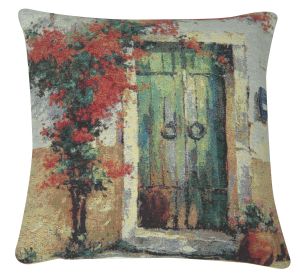 Villa Flora Over Door II Decorative Pillow Cushion Cover