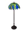62" High Tiffany Honey Locust Floor Lamp