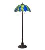 62" High Tiffany Honey Locust Floor Lamp