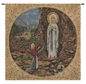 Appearance of Lourdes Square European Wall Art