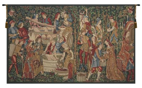 Vendages Red Medium Tapestry