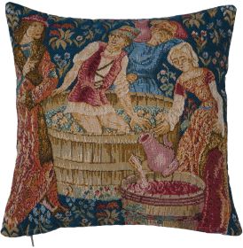 The Wine Press Small French Cushion Cover