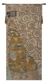 L'Attente Klimt a Gauche Clair French Tapestry