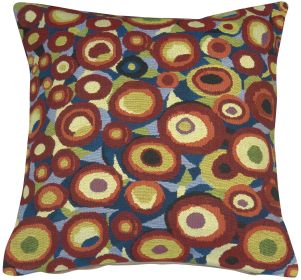 Klimt Circles Cushion Cover