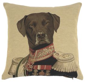 Baron Labrador Black European Cushion Covers