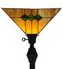 62" High Martini Mission Torchiere