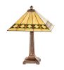 24 High Diamond Band Mission Table Lamp
