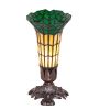 8 High Stained Glass Pond Lily Victorian Accent Lamp