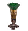 8 High Stained Glass Pond Lily Victorian Accent Lamp
