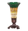 8 High Stained Glass Pond Lily Victorian Accent Lamp
