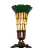 8 High Stained Glass Pond Lily Victorian Accent Lamp