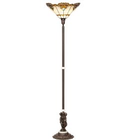 74" High Shell with Jewels Floor Lamp