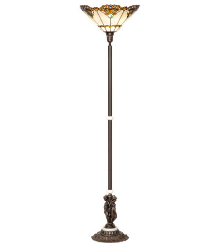 74" High Shell with Jewels Floor Lamp
