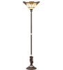 74" High Shell with Jewels Floor Lamp
