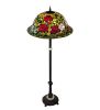 62" High Tiffany Rosebush Floor Lamp