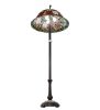 62" High Tiffany Rosebush Floor Lamp