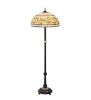 62" Wide Tiffany Turning Leaf Floor Lamp