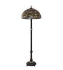 62" Wide Tiffany Turning Leaf Floor Lamp