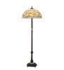 62" Wide Tiffany Turning Leaf Floor Lamp