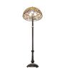 62" Wide Tiffany Turning Leaf Floor Lamp