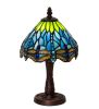 13" High Tiffany Hanginghead Dragonfly Mini Lamp