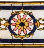 25" Wide X 12" High Emma Stained Glass Window