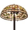 62" High Tiffany Turning Leaf Floor Lamp