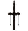 62" High Tiffany Turning Leaf Floor Lamp