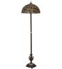 71" High Tiffany Turning Leaf Floor Lamp