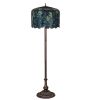62" High Tiffany Wisteria Floor Lamp