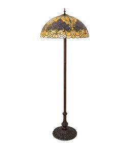62" High Rose Bouquet Floor Lamp