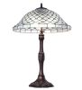 26" High Diamond & Jewel Recurve Table Lamp