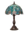 16" High Tiffany Hanginghead Dragonfly Table Lamp