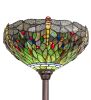 72" High Tiffany Hanginghead Dragonfly Torchiere