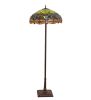 64" High Tiffany Hanginghead Dragonfly Floor Lamp