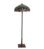 64" High Tiffany Hanginghead Dragonfly Floor Lamp