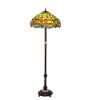 62" High Tiffany Hanginghead Dragonfly Floor Lamp
