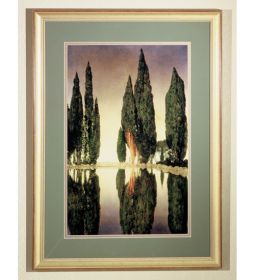 Maxfield Parrish Reservoir Framed Art - 24"W X 33"H