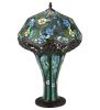 23.5"H Tiffany Cobweb Mosaic Base Table Lamp
