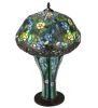 23.5"H Tiffany Cobweb Mosaic Base Table Lamp