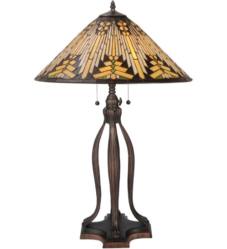 31"H NUEVO Mission Table Lamp
