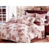Twin Size 4 Piece Duvet Cover Sheets Set, Abloom